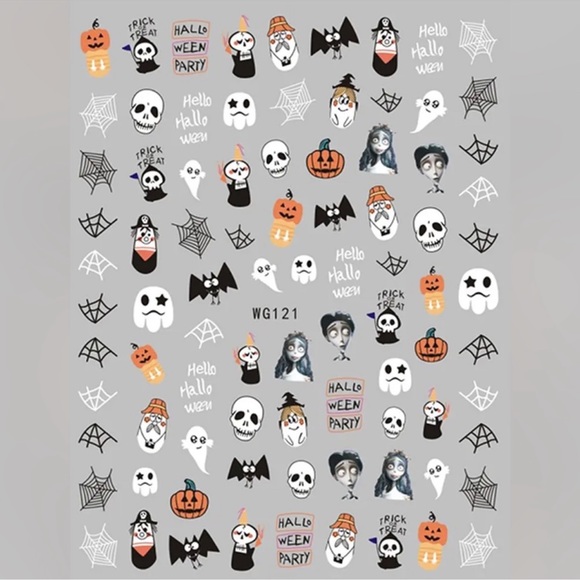Other - $.50 HALLOWEEN NAIL STICKER SHEET. NEW. $.50 WITH ANY ORDER OF $10 OR MORE